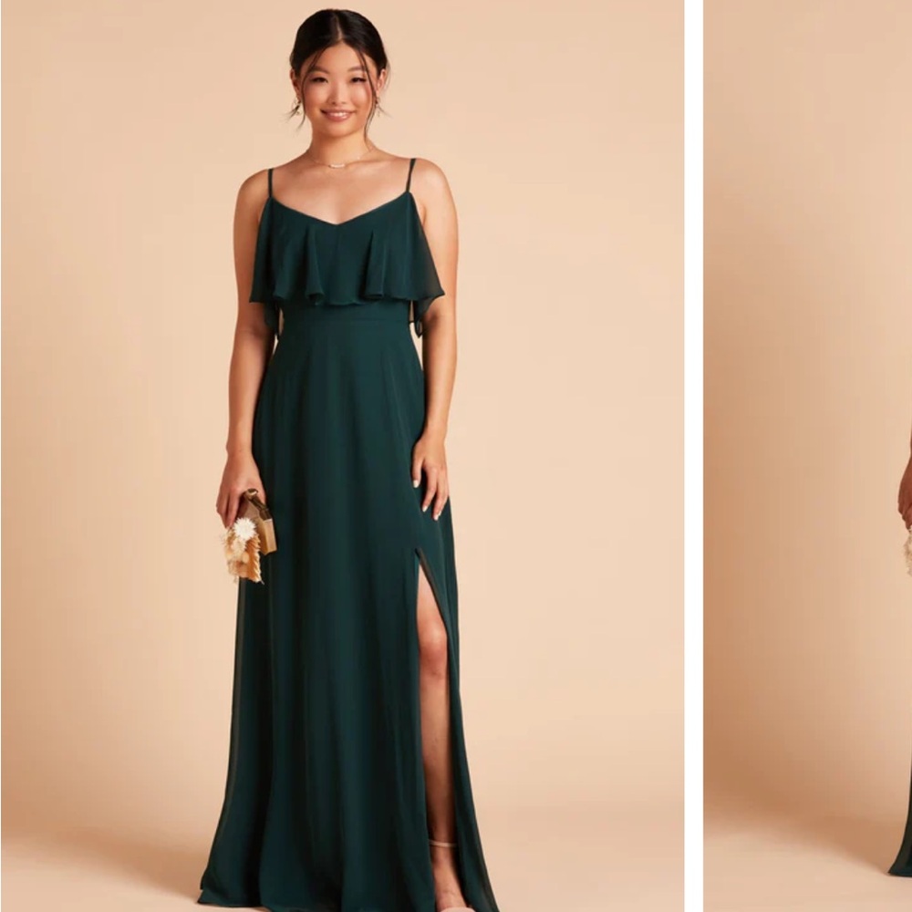 Birdy Grey Convertible Jane Dress - Emerald Green Chiffon